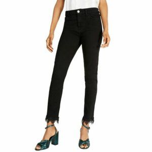 JEN7 BY 7 FOR ALL MANKIND Lace Ankle Skinny jeans